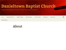 Tablet Screenshot of danieltown.org